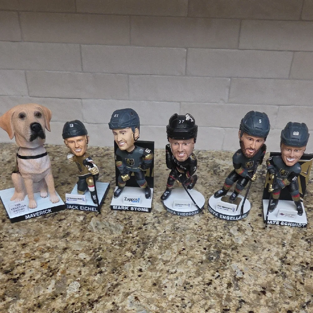 Winning Vegas Golden Knights Collector Hockey Bobblehead- Black & Gold